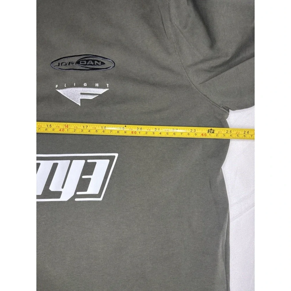 Jordan Essentials Long Sleeve Rugby Style Polo Shirt Patches Men's XL HF9323-325